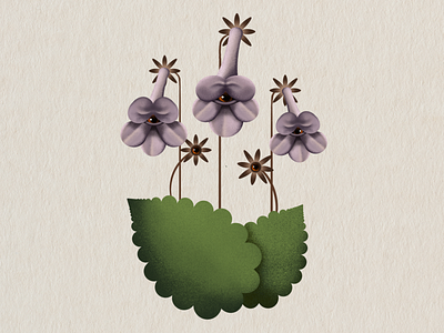 Flowers art floral flower illustration procreate vintage
