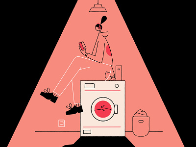 Laundry character illustration laundry vector