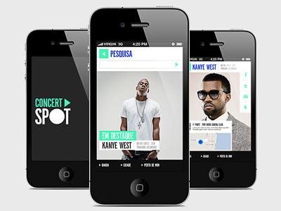 Concert Spot App app concert mobile music