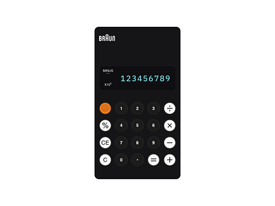 Calculator-#DailyUI-Num4 animation app branding design graphic design illustration invite logo ui vector