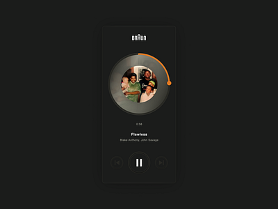 Music player-#DailyUI-Num9 animation app branding design graphic design illustration logo ui ux vector