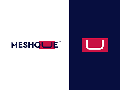 Meshque brand branding fitness gym gym logo logo minimal red bubble sport sports t shit type typography u logo uniform