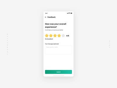 Daily UI #0016 - Feedback