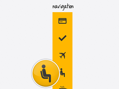 Something is cooking app application flight icon ios ipad iphone menu navigation seat ticket travel