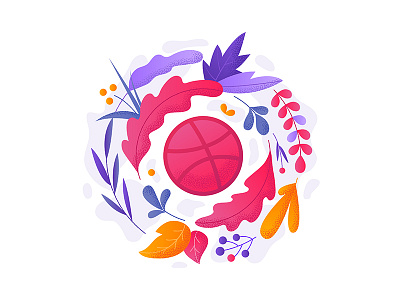 Hello Dribbble debut first shot hello dribble palnts