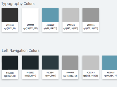 Color Style Guide