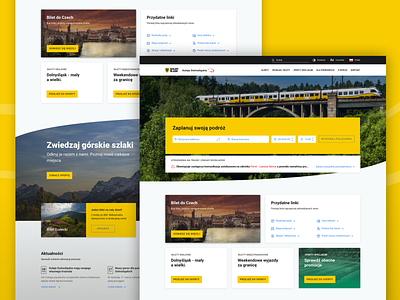 Koleje Dolnoslaskie journey rail railway search travel web yellow