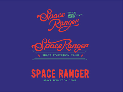 Lettering logo for "Space Ranger"