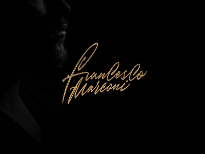 Francesco Marconi - signature logotype branding calligraphy design lettering logo typography vector