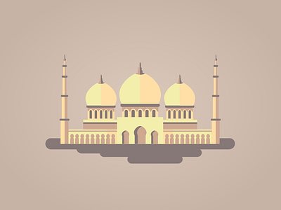 Abudhabi abudhabi flat design icon illustration illustrator