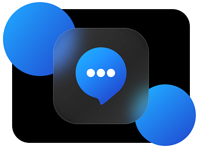 Chat App Icon app branding design flat gradient gradients icon illustration smooth vector