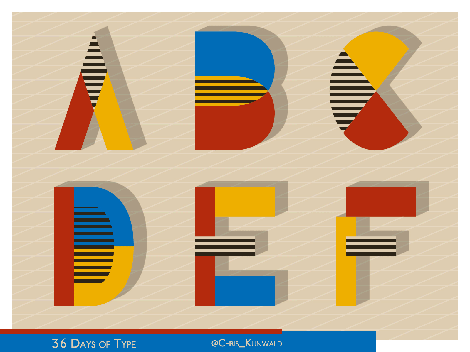 36 Days of Type -  the first 6 days