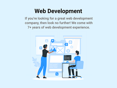 Web Development deve development illustration