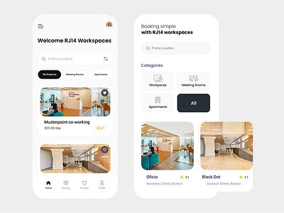 RJ14 - Mobile App Design for Workspaces