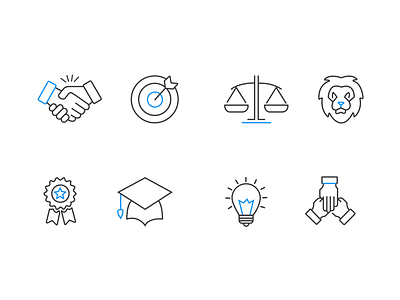Storke icons design with SVG format.