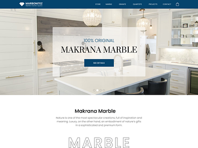 Marble Granite Stone Website Design app branding design graphic design illustration logo typography ui ux vector website