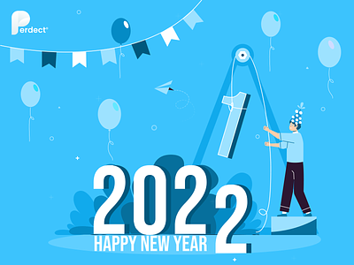 Happy New Year 2022 3d animation app branding design graphic design illustration logo motion graphics typography ui ux vector website