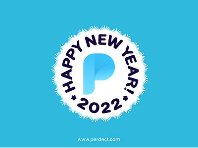 Happy New Year Perdect 3d animation app branding design graphic design happynewyear illustration logo motion graphics newyear typography ui vector