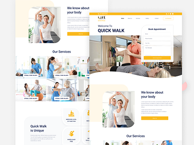 Physiotherapy Exercises Website Design