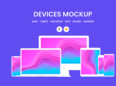 Devices Vector Mockups Design app design devices graphic design illustration logo mockup ux vector
