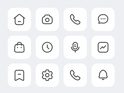 Custom icons Design app branding design graphic design icons illustration logo typography ui ux vector