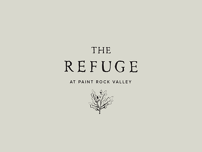 Refuge Logo Concept 3 alabama hand type leaf logo oak refuge sketch
