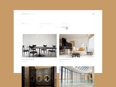 Website for architecture studio architecture clean minimal negative space portfolio studio visual website white