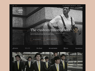 Suitart website classy minimal sexy st.gallen styleguide stylish suits swiss switzerland typography uidesign visual web zurich
