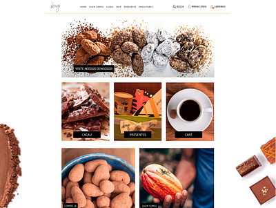 Loja Dengo branding design ui ux web website