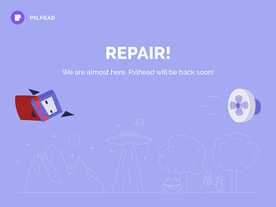 We are on repair 404 animation code codepen gsap repair rescue svg web website