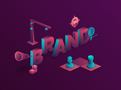 The main steps to building a brand. 3d befoolish brand branding graphic illustration research strategy technology typography web