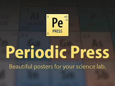 Periodic Press logo logo science store