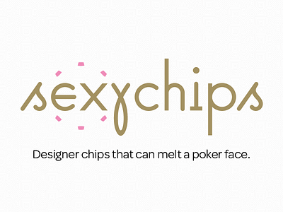 Sexy Chips logo brand chips logo poker store