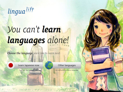 LinguaLift edu illustration japanese