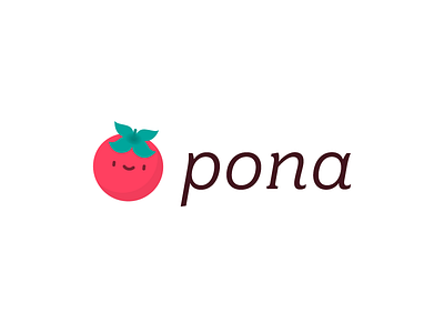 Pona logo logo logotype