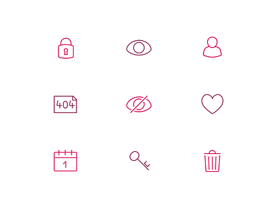 Product Icons design icon design icons line icons product design ui vector