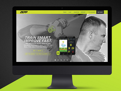 Zepp eCommerce Branding Website branding design graphic identity ui ux visual web