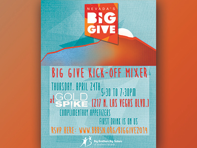 BBBSSN Big Give fundraiser kick-off party flyer