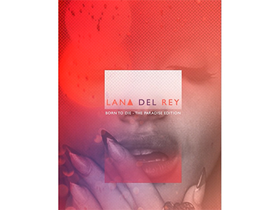 lana del rey album cover font