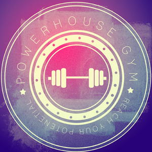 Powerhouse Gym logo gym logo