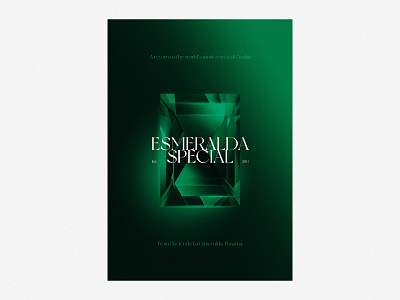 Esmeralda 2.0 3d branding coffee design emerald gem green illustration photoshop poster