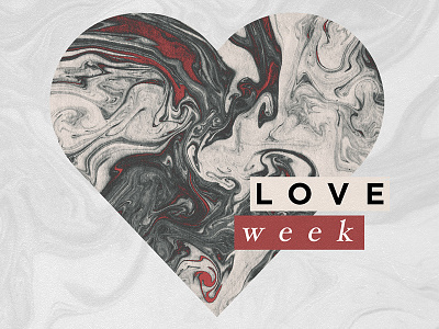 Love Week church design faith illustration love photoshop sermon