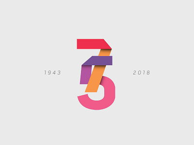 75 anniversary church design illustration numbers