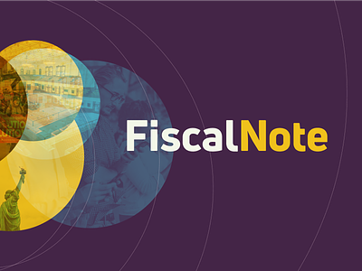 FiscalNote logo: don't fear the purple logo logotype