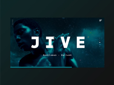 J I V E || A new way to see music branding concept design logo music ui ux web