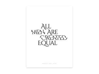 All Are Equal america branding design equality humanrights minimal minimalist poster poster art poster design posters typogaphy white