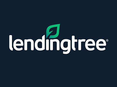 LendingTree Logo Rebrand branding charlotte charlotte nc fintech gradient gradient logo green icon lendingtree logo logo design logodesign rebrand typography