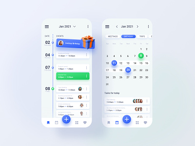 Calendar App Design