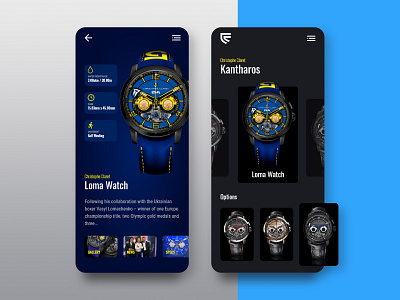 Christophe Claret Watch Mobile App Concept