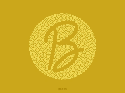 B 36daysoftype 36daysoftype02 36daysoftype2021 brass gold golden illustration path script vector